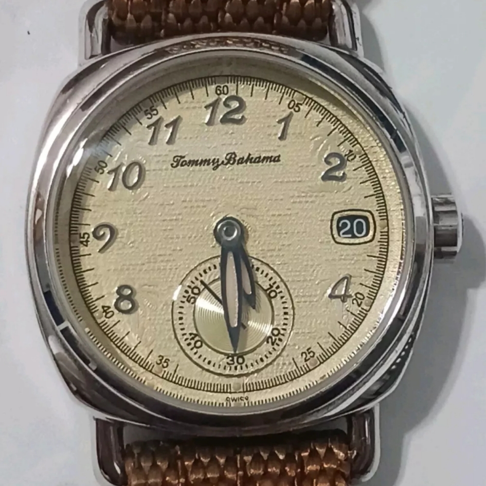 Tommy Bahama Women's Watch ~ Sterling Silver ~ New Battery.